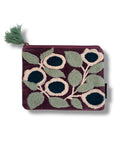 Pochette in velluto ricamato 3 misure