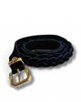 Cintura treccia in camoscio