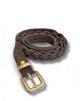 Cintura treccia in camoscio