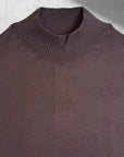Maglione collo a lupetto in lana Baruffa- filati Zegna