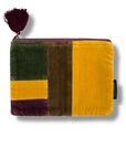 Pochette in velluto ricamato 3 misure