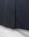 Cappotto in tessuto lavorato blu