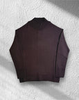 Maglione collo a lupetto in lana Baruffa- filati Zegna