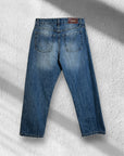 Jeans blu carrot fit