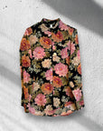 Camicia in viscosa a fiori