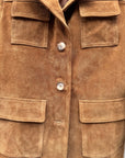 Sahariana in Camoscio Cammello