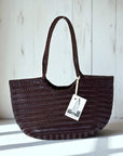 Borsa intrecciata Bu medium