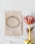 Bracciali a Cerchio in Ottone Galvanizzato Oro