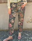 pantaloni jaquard