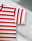 T-shirt a righe maniche corte