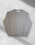 Maglione girocollo in lana Baruffa - filati Zegna