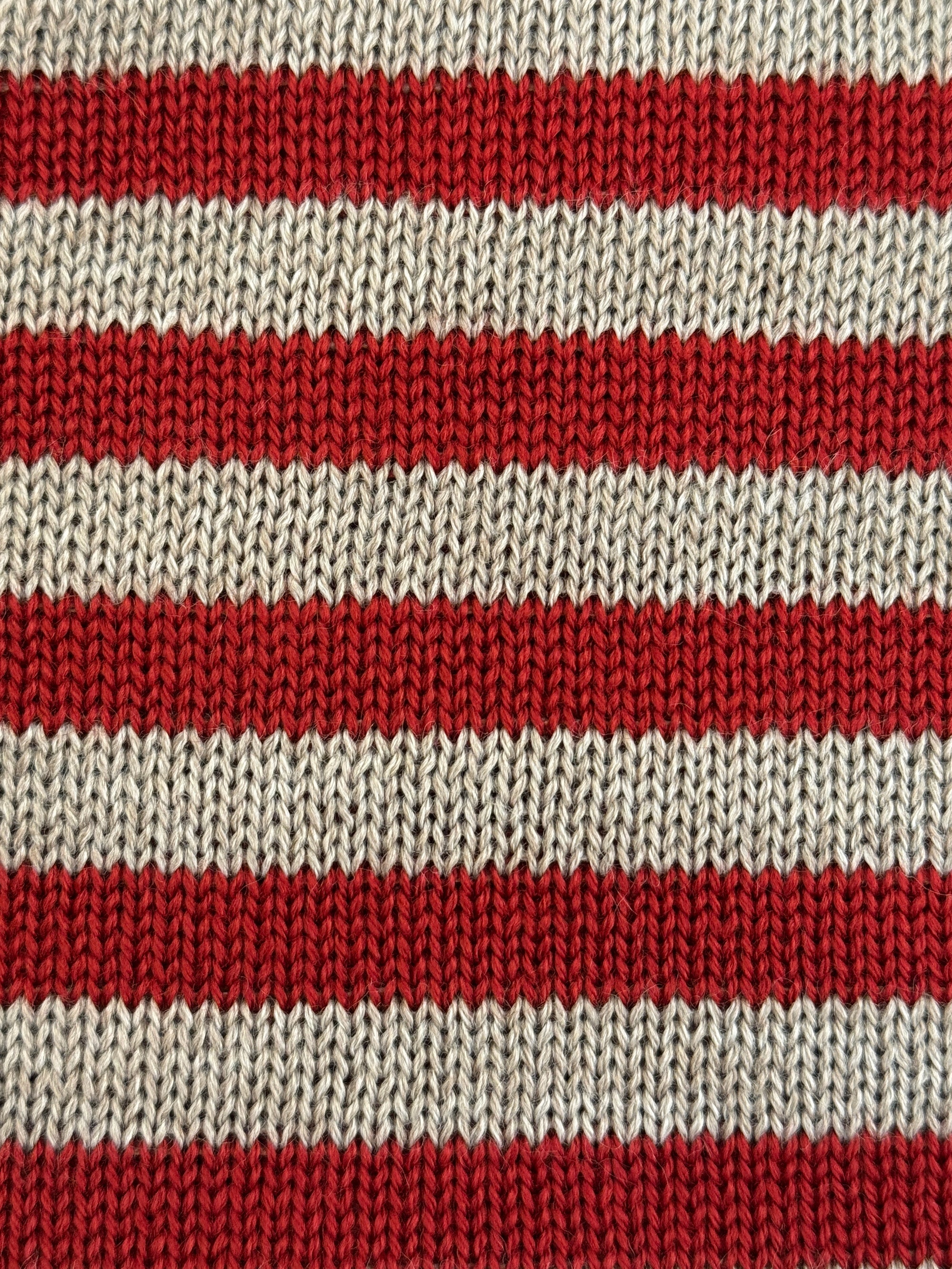 Sciarpa a righe in lana merinos