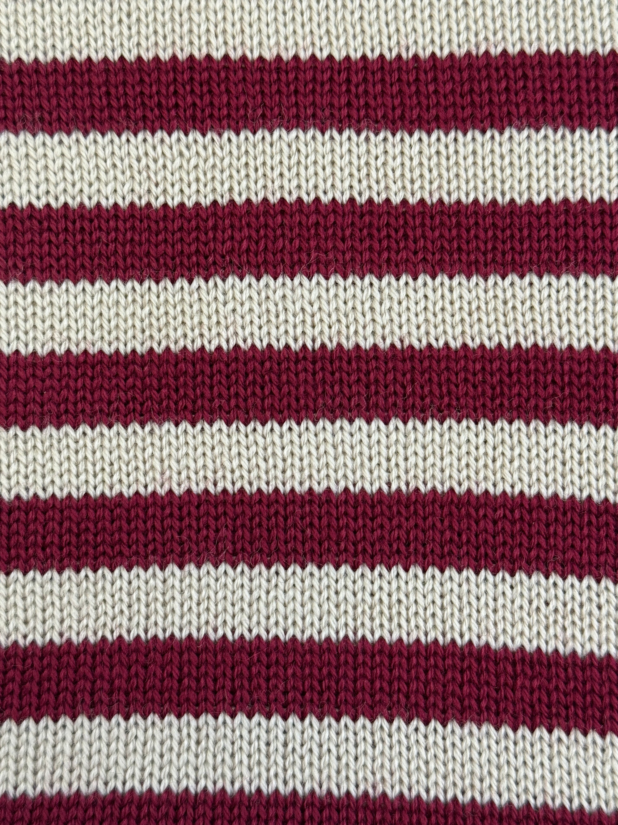 Sciarpa a righe in lana merinos