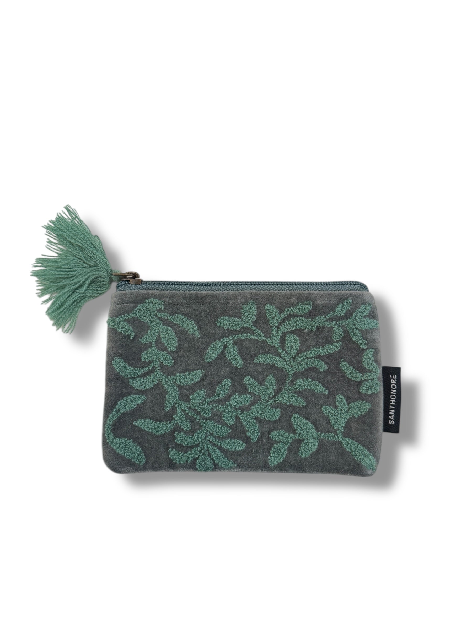 Pochette in velluto ricamato 3 misure