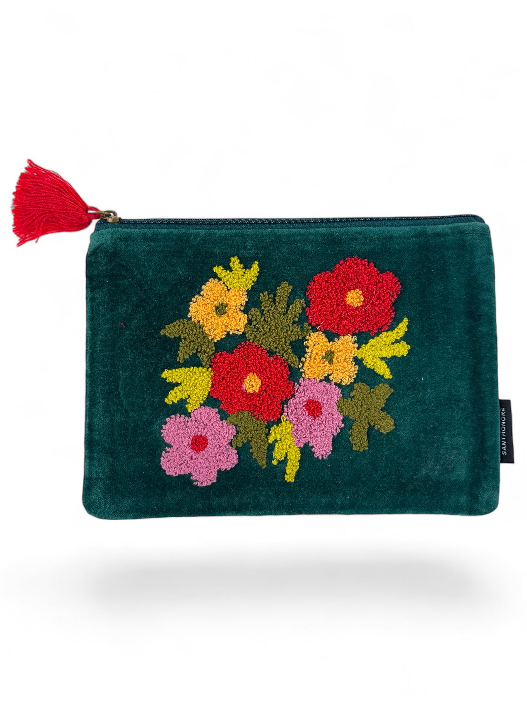 Pochette in velluto ricamato 3 misure