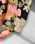 Camicia in viscosa a fiori