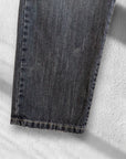 Jeans nero carrot fit