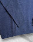 Maglione girocollo in lana Baruffa - filati Zegna