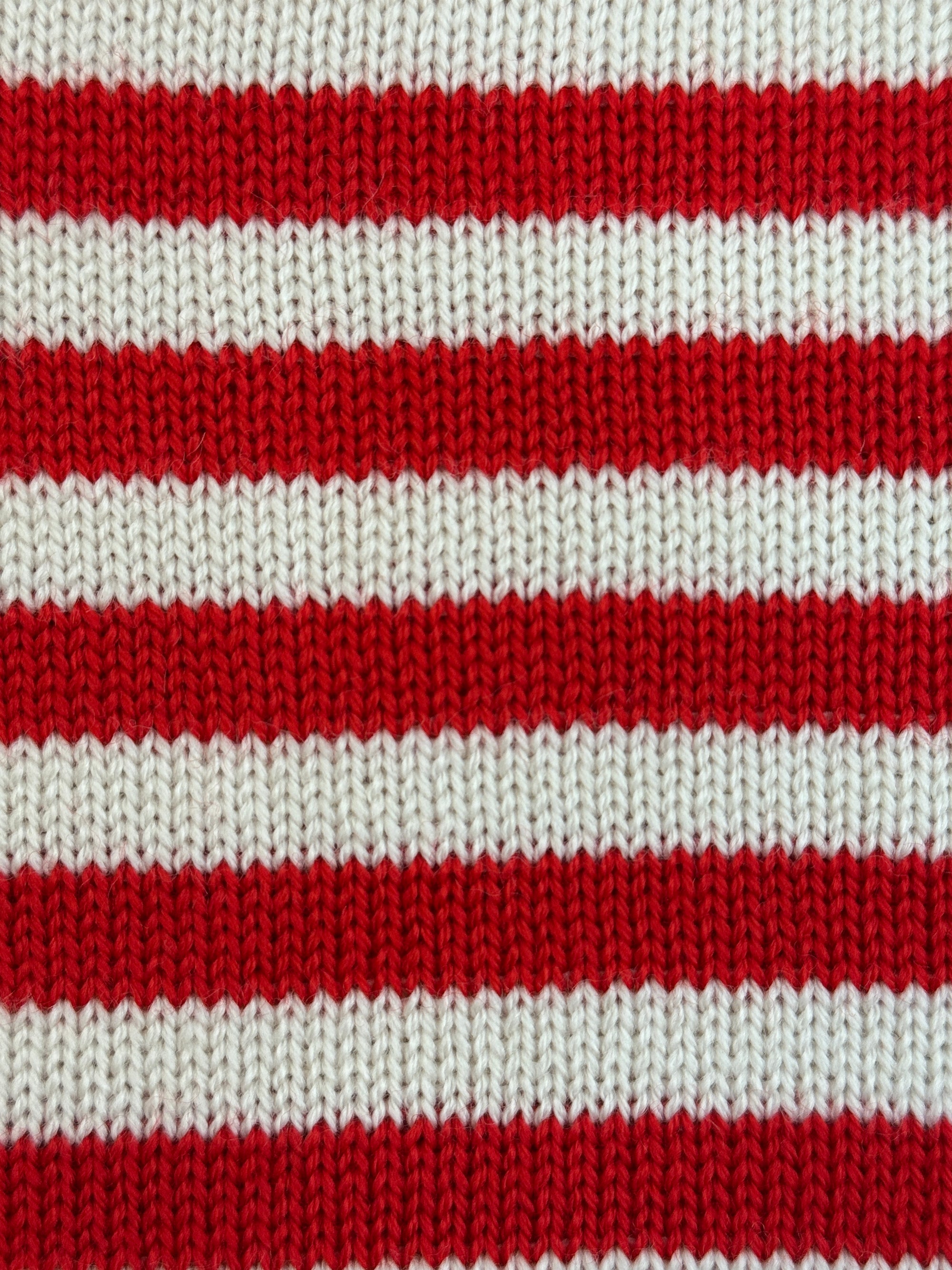 Sciarpa a righe in lana merinos