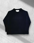 Maglione girocollo in lana Baruffa - filati Zegna
