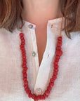 Collana pepite di corallo