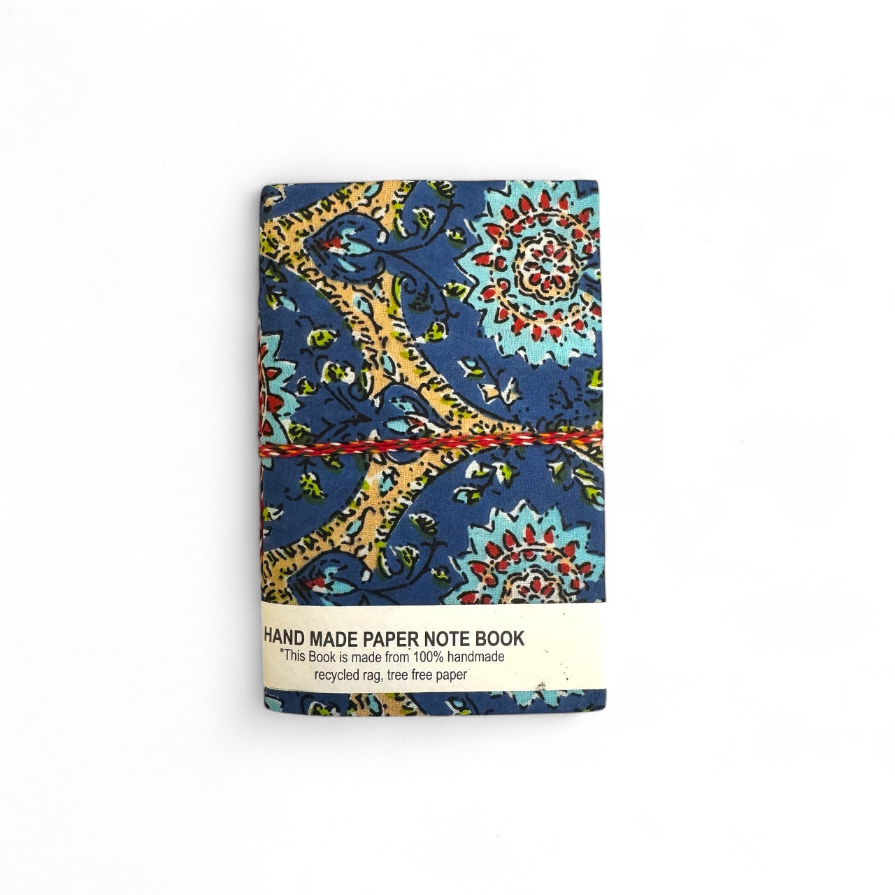 Quaderno in cotone blockprint