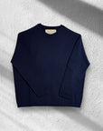 Maglione girocollo in lana Baruffa - filati Zegna