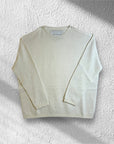 Maglione girocollo in lana Baruffa - filati Zegna