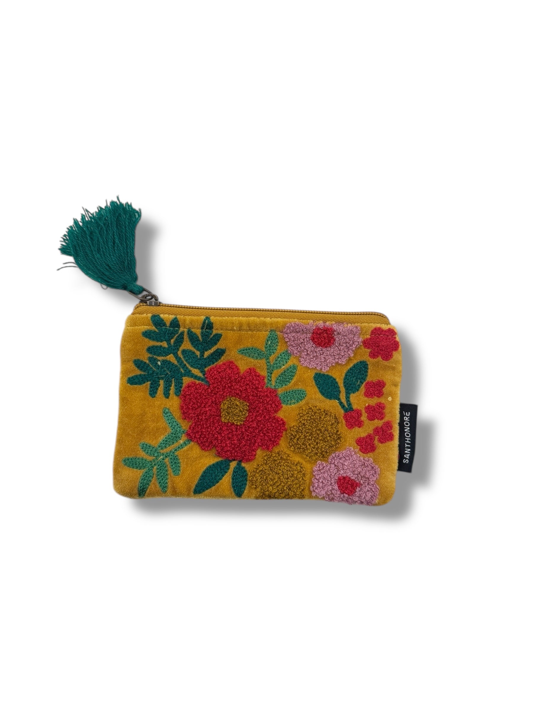 Pochette in velluto ricamato 3 misure