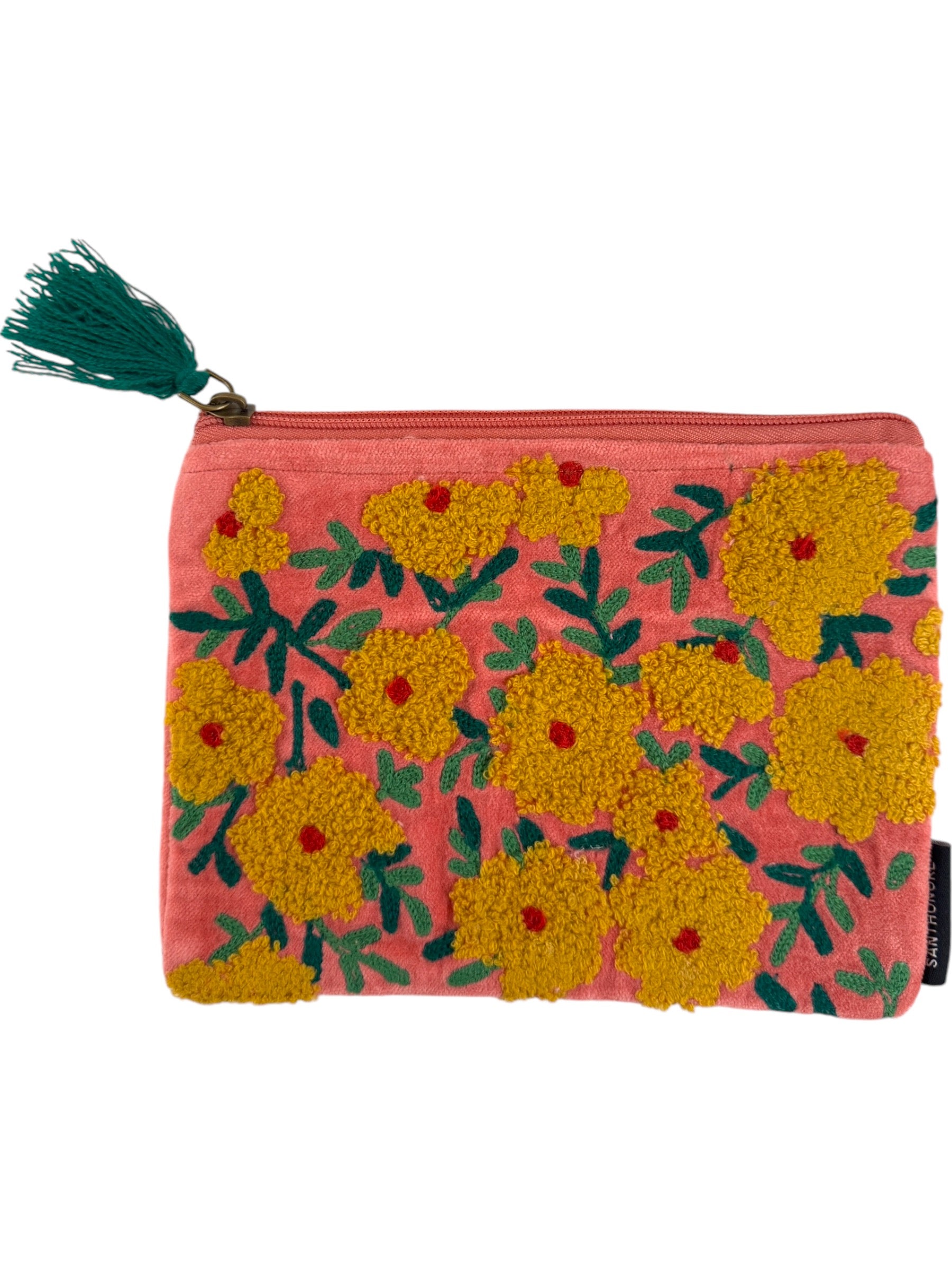 Pochette in velluto ricamato 3 misure
