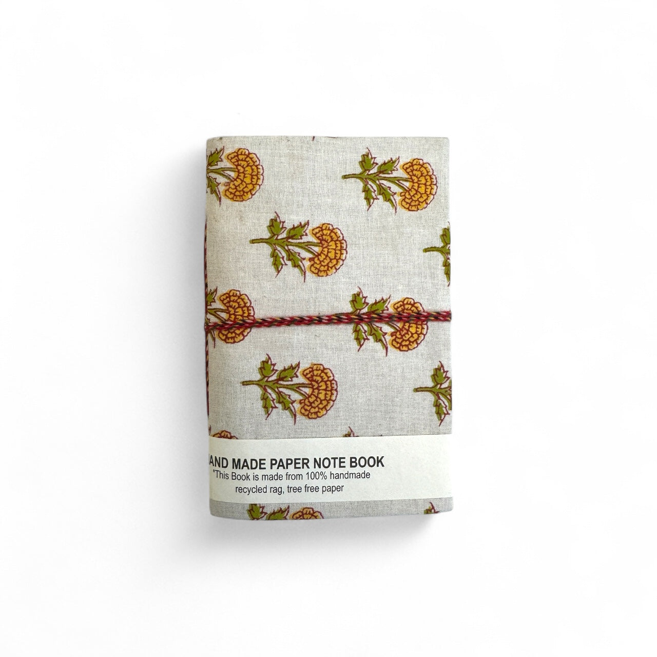 Quaderno in cotone blockprint