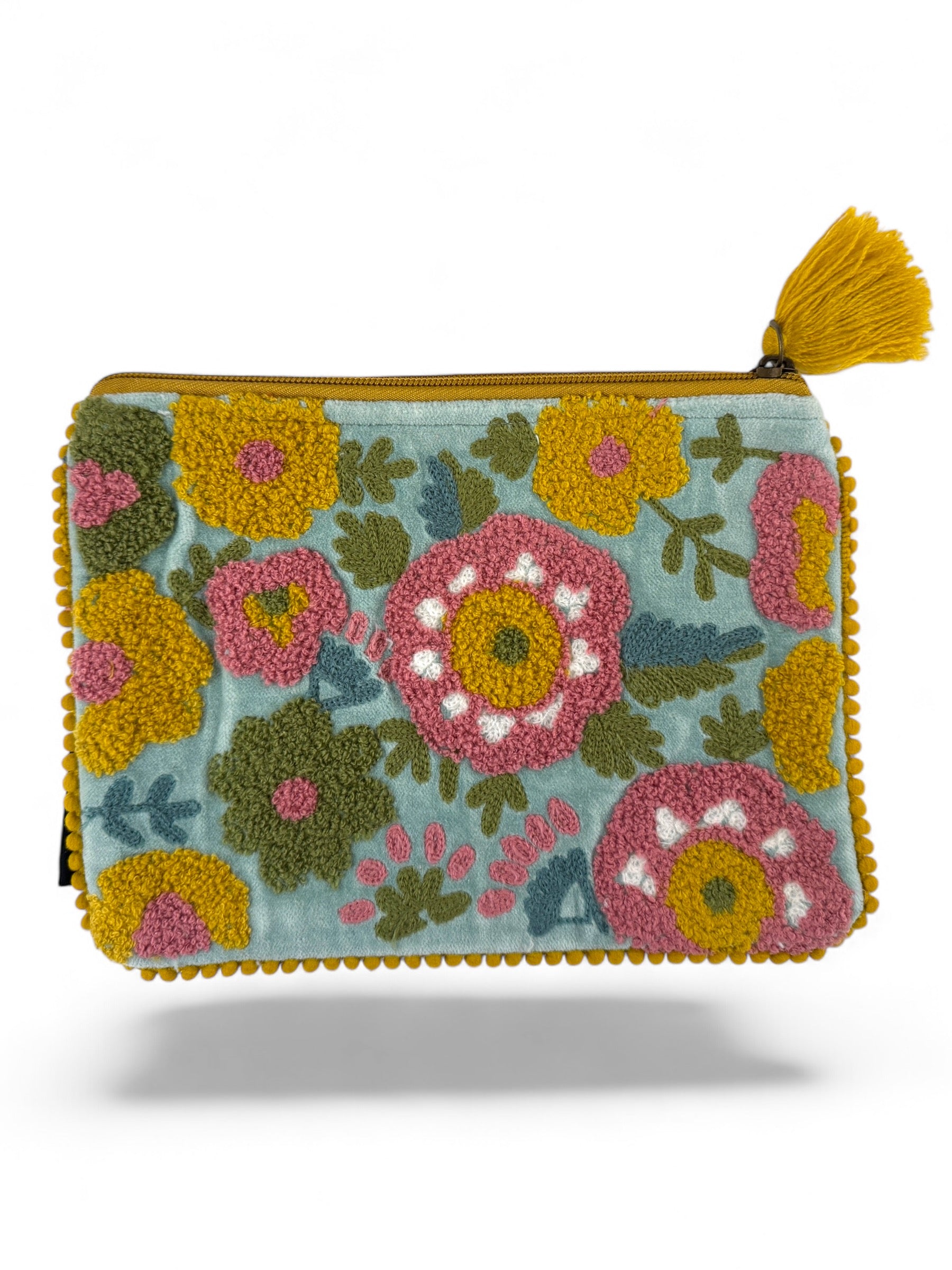 Pochette in velluto ricamato 3 misure