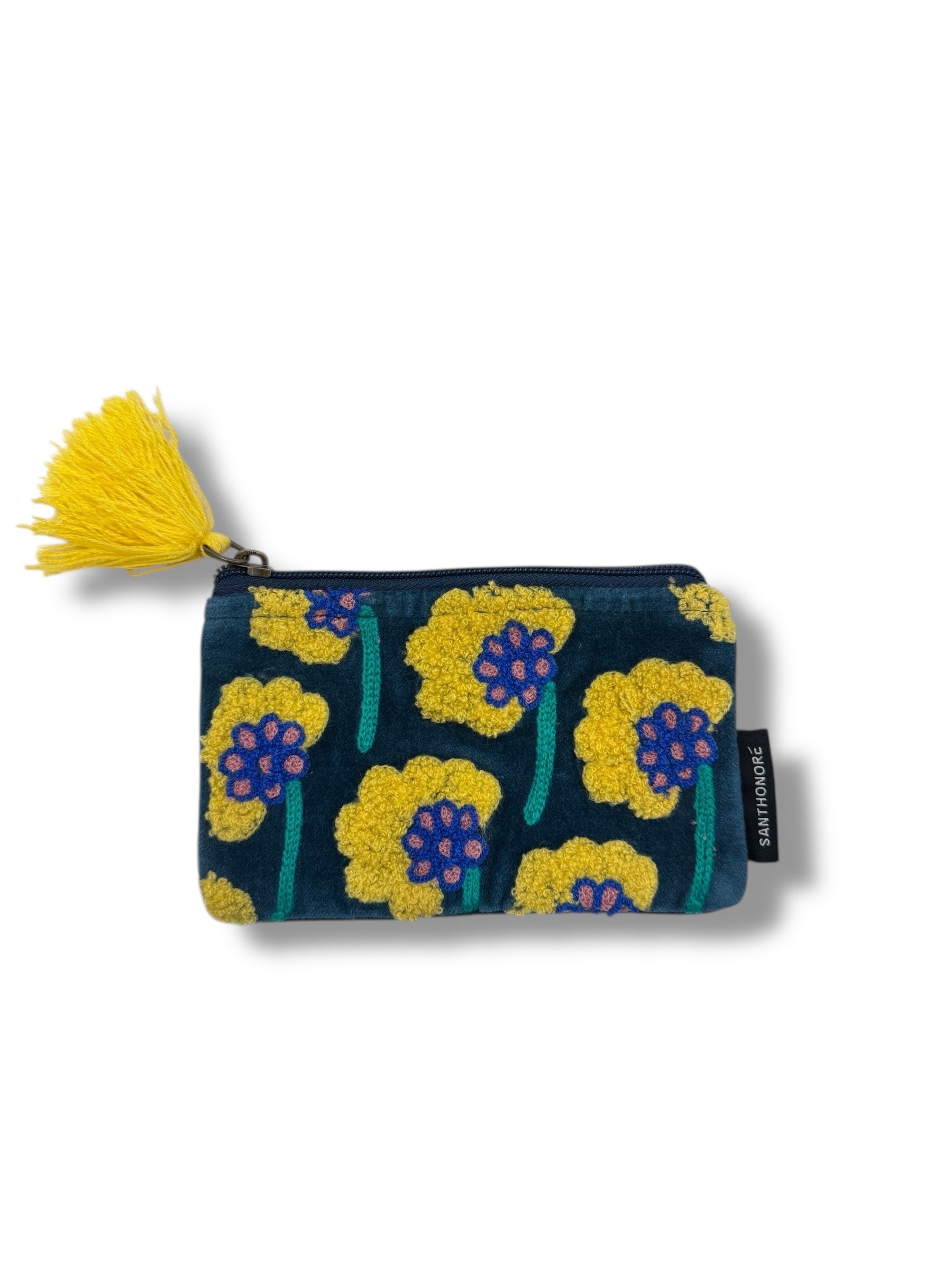 Pochette in velluto ricamato 3 misure