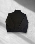 Maglione collo a cratere lana e cachemire