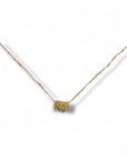 Collana in velluto e cristalli