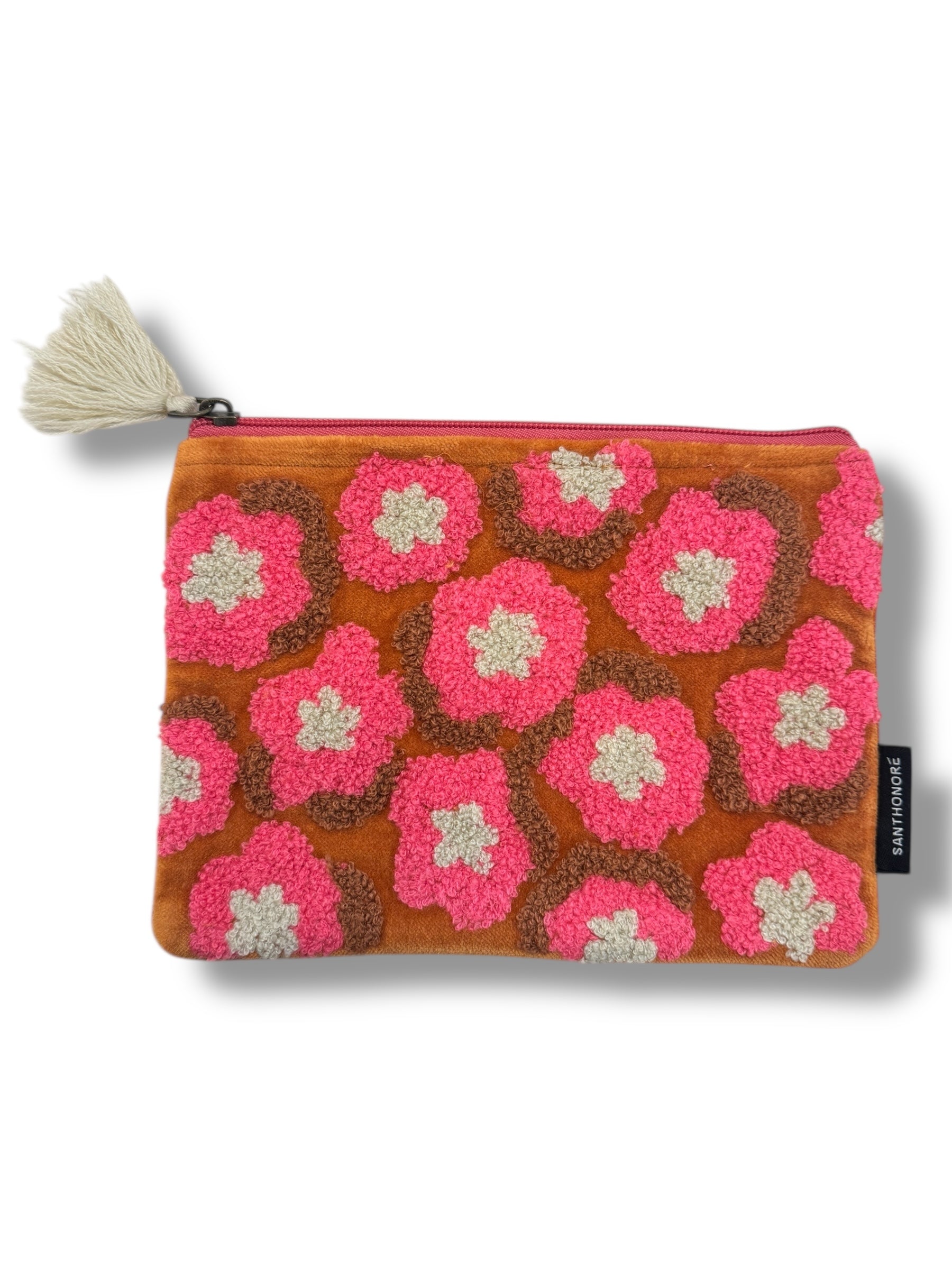 Pochette in velluto ricamato 3 misure