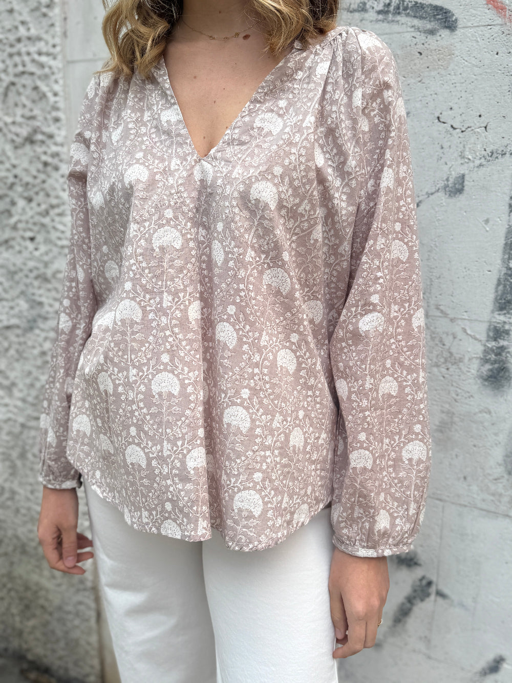 blusa blockprint