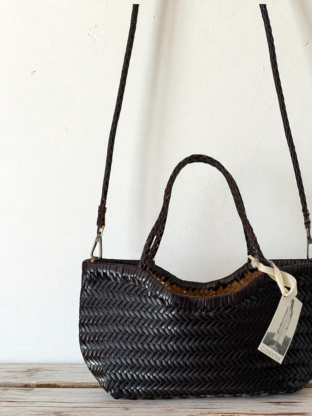 borsa intrecciata