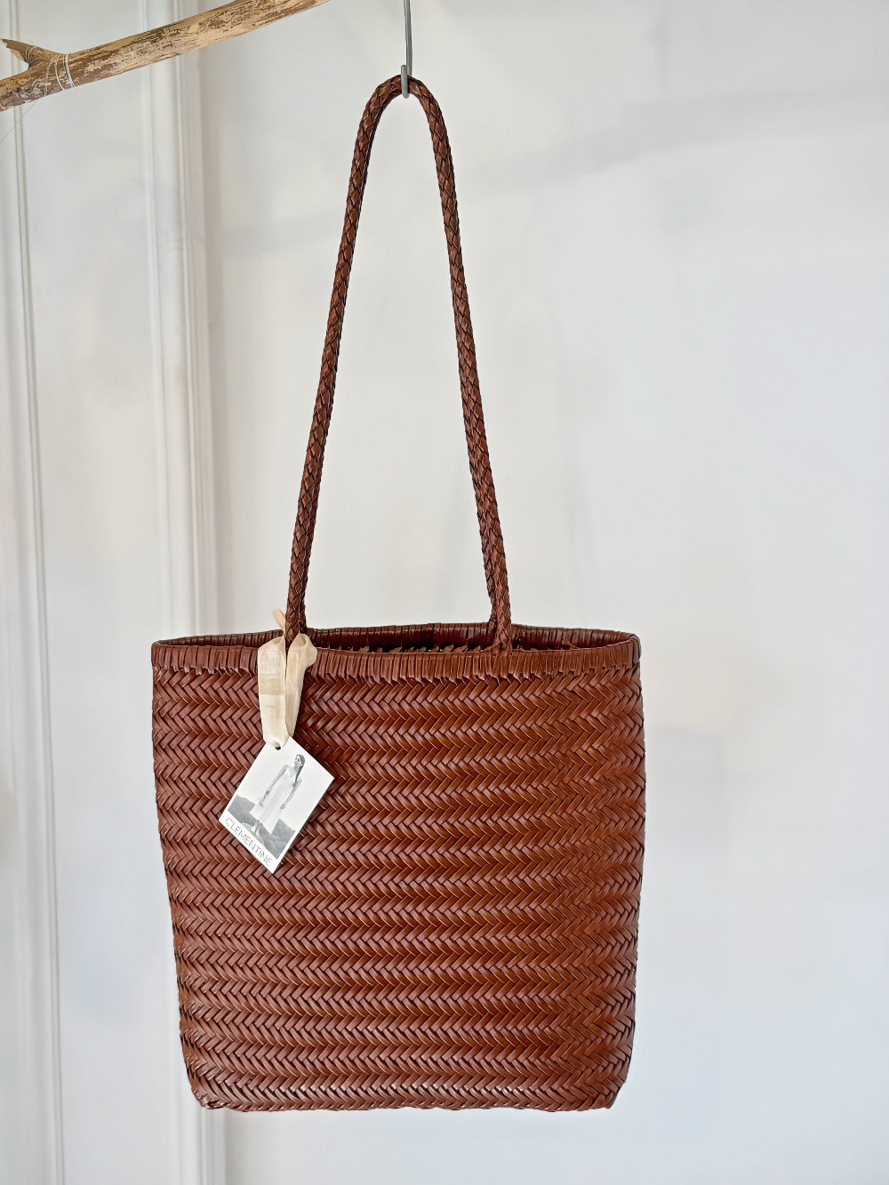 borsa intrecciata
