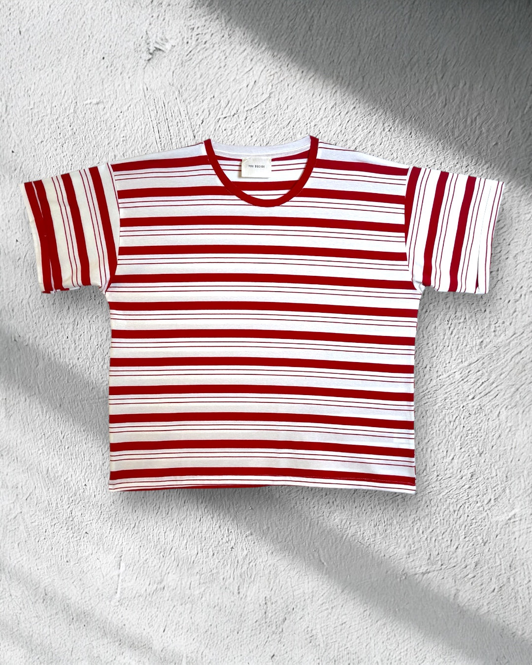 T-shirt a righe maniche corte