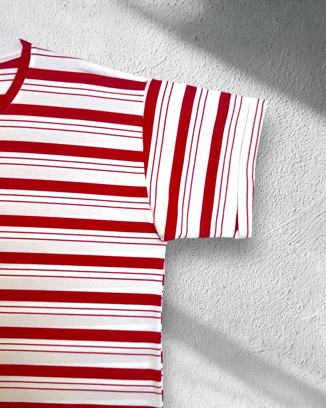 T-shirt a righe maniche corte